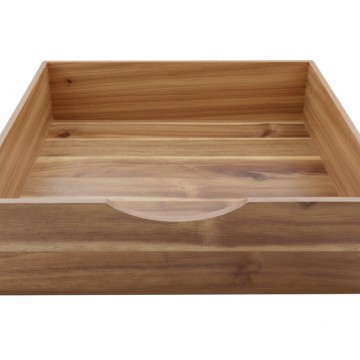 Acacia Wood Multipurpose Storage Bin - Durable & Eco-friendly